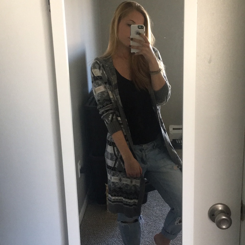 Patterned cardigan